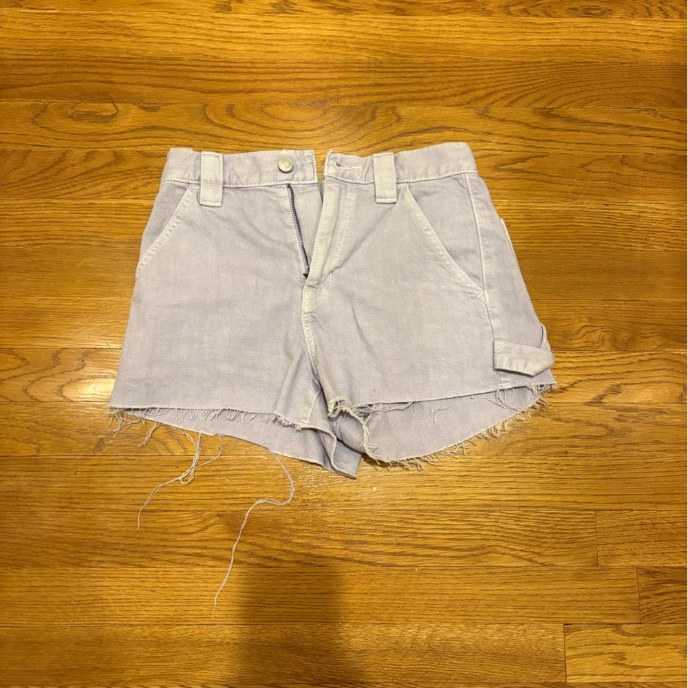 NWOT Pacsun Light Purple Frayed Jean Shorts